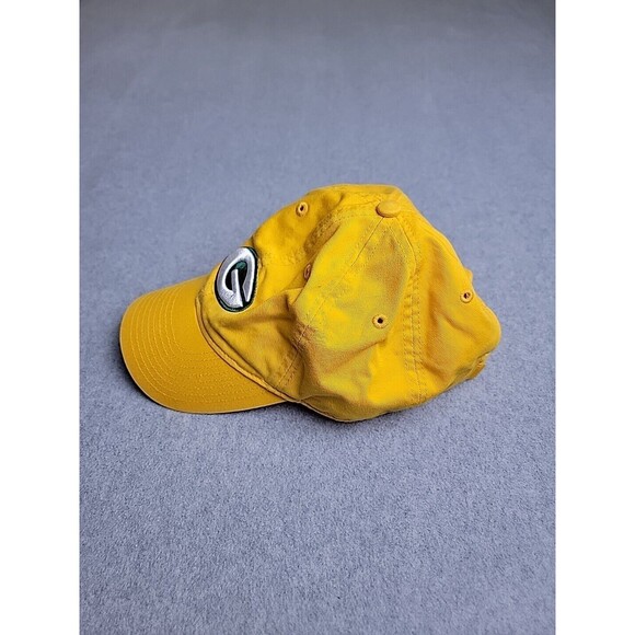 Reebok Green Bay Packers Hat Strapback NFL On Field Yellow Embroidered Cotton - Picture 2 of 11